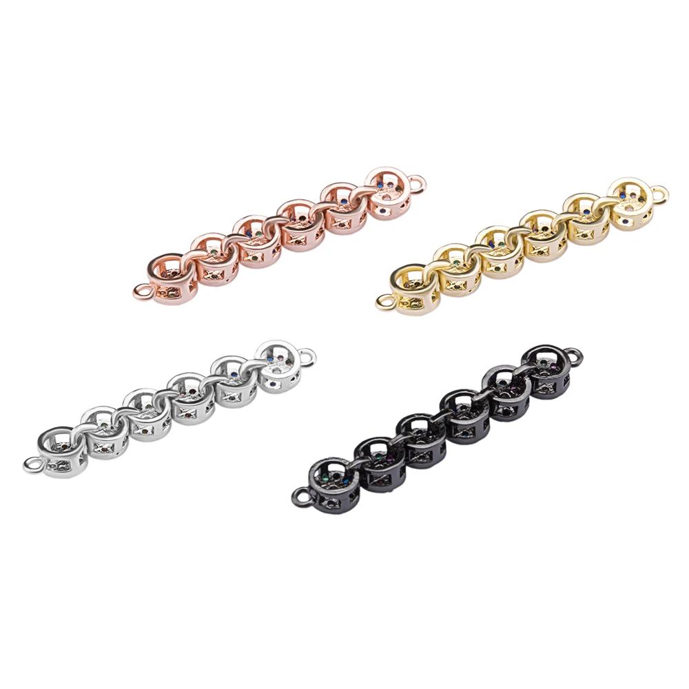 Длинные трубки в форме латунного металла с двумя отверстиями Шарм микро