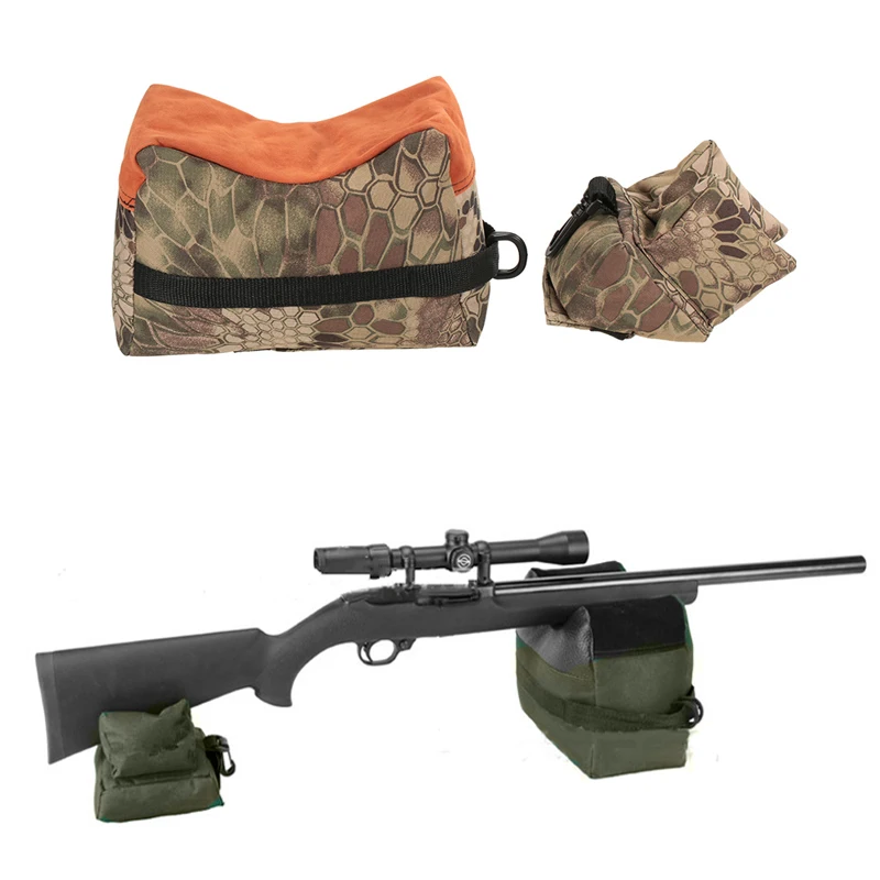 

1PCS Portable Shooting Front & Rear Bench Rest Bags Rest Range Target Tactical Bench Unfilled Stand Hunting Accessories 3 Colors