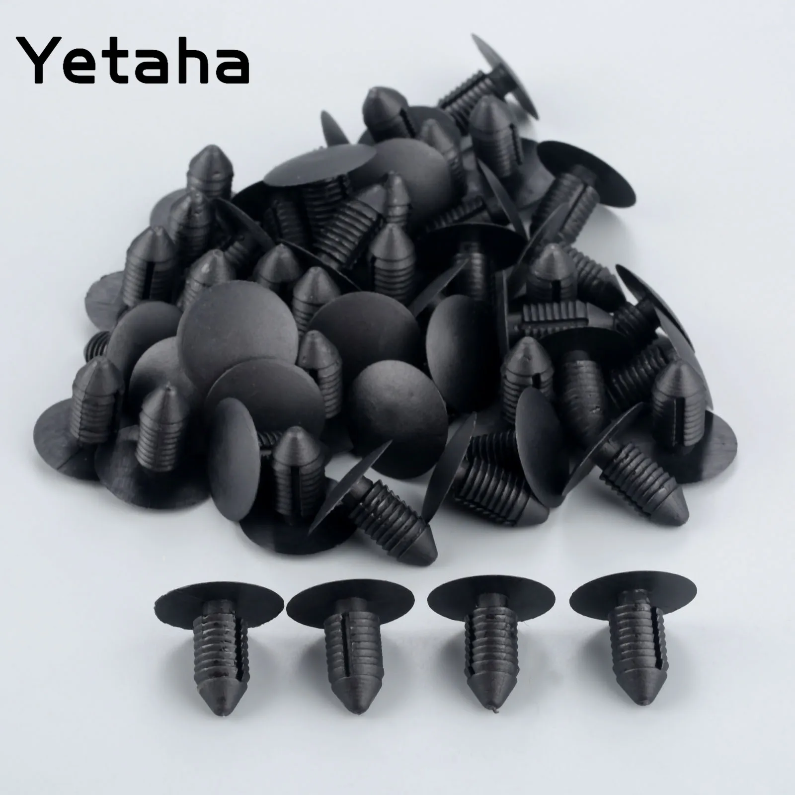 Фиксатор для бампера автомобиля Yetaha 50 шт. 11 мм пластиковые заклепки