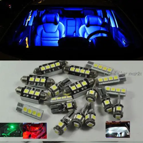 

Error Free Blue 21 Xenon LED SMD Lights Interior Kit For BMW X5 E53 2001-2006