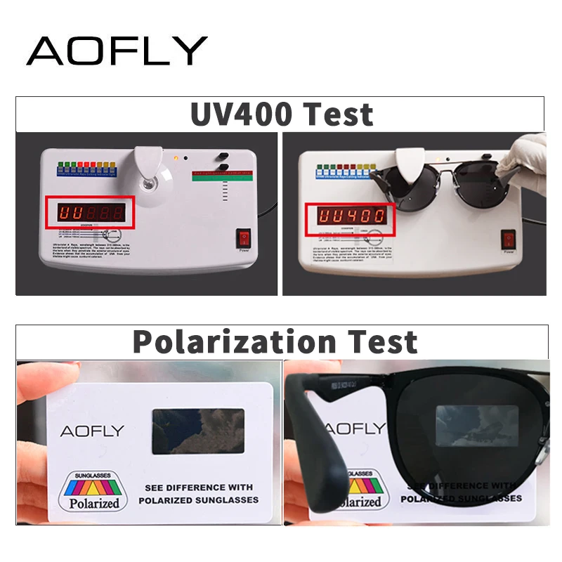 Солнцезащитные очки AOFLY в винтажном стиле UV400 для мужчин и женщин классические