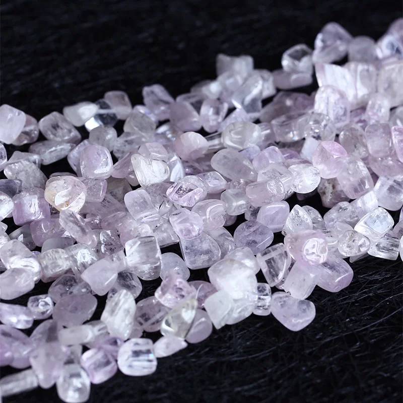 

Discount Wholesale Natural Genuine Purple Pink Kunzite Spodumene Nugget Loose Beads Free Form 8-10mm Fit Jewelry 15" 05345