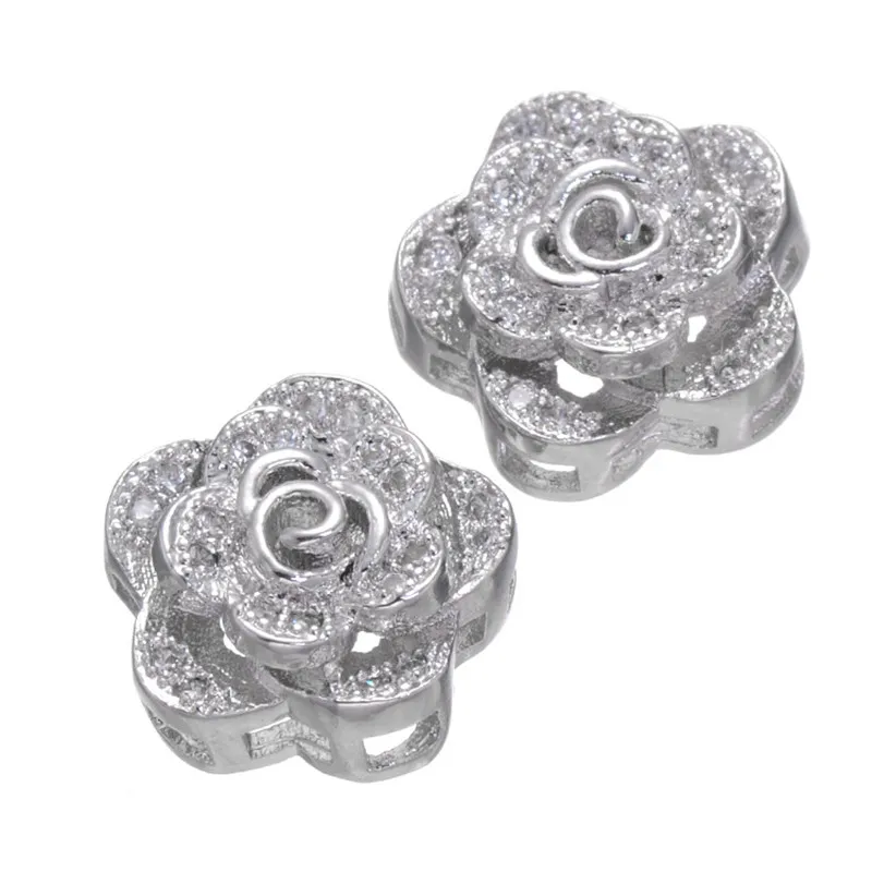 Модные микрозакрепки яркие бусины прозрачный кристалл цирконий камень