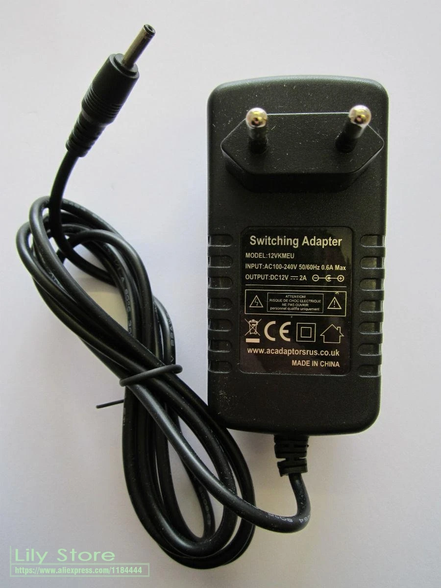 Зарядное устройство для планшета Acer Aspire Switch 10 12 В 2 А SW5 012P 11 111 Iconia Tab Gateway с питанием