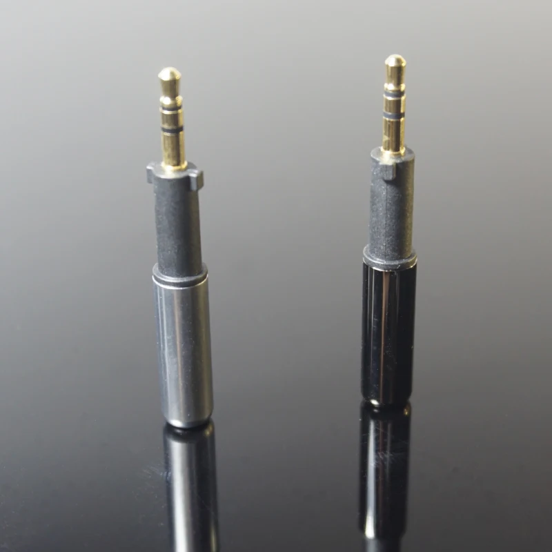 HiFi 450451480q4602 медный штекер 24K позолоченный 2 5 мм 3-полюсный ремонтный для наушников