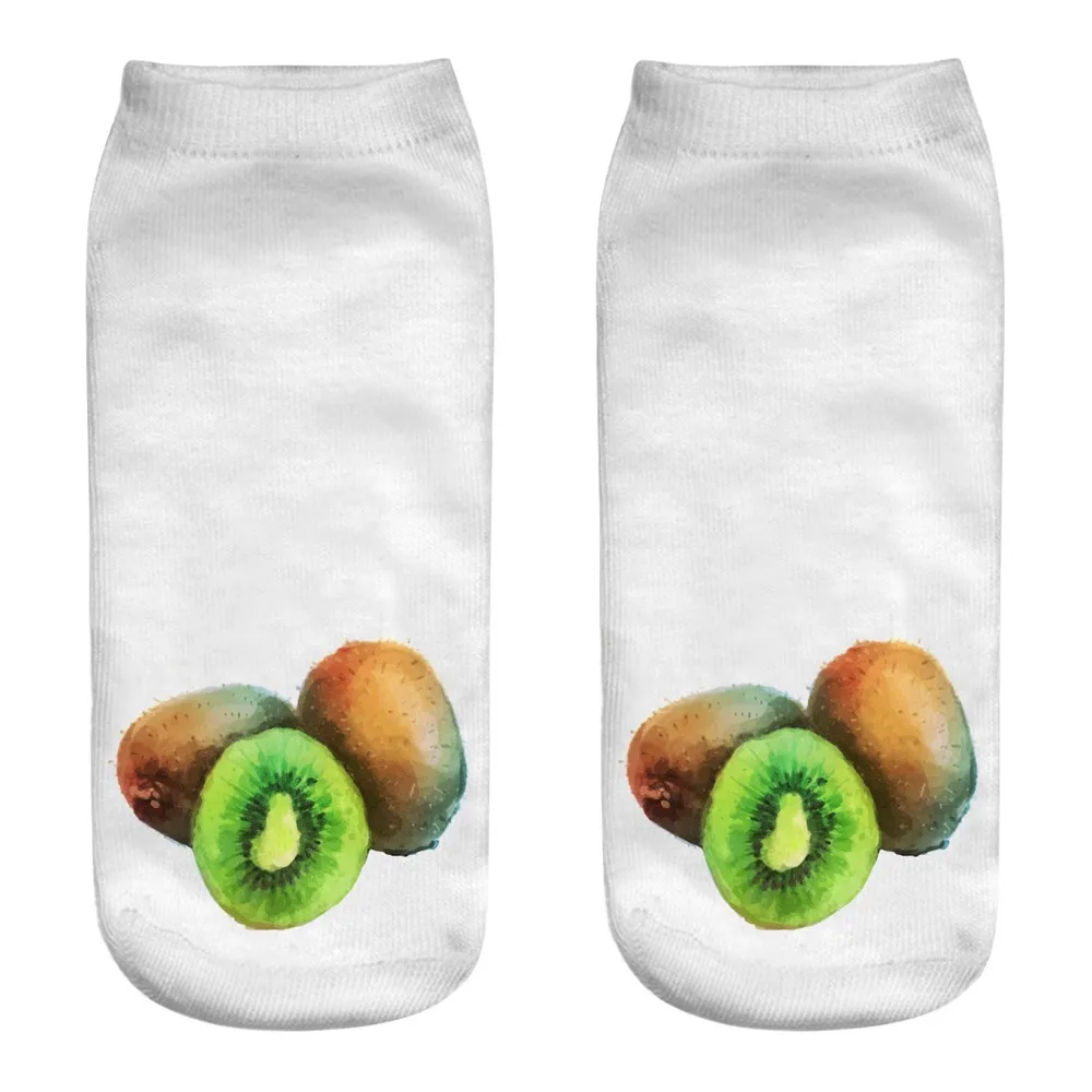 Женские носки с принтом модные повседневные эластичные мягкие милые забавные