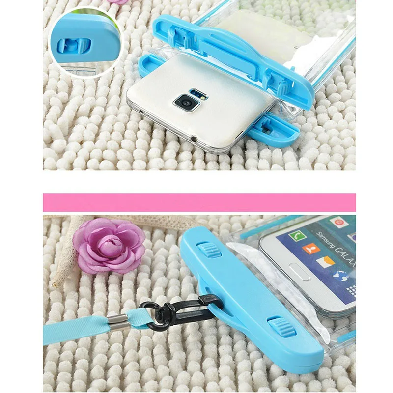 Универсальный водонепроницаемый мобильный телефон чехол для iPhone 8 Plus Samsung S10 Clear