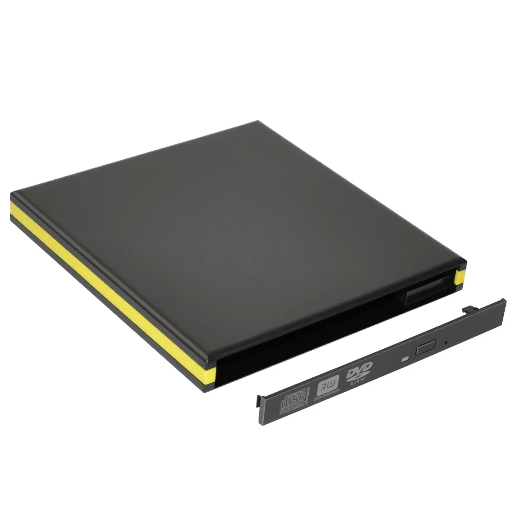Сверхтонкий внешний слот в DVD RW корпус USB 3 0 чехол 12 7 мм SATA для ноутбука оптический