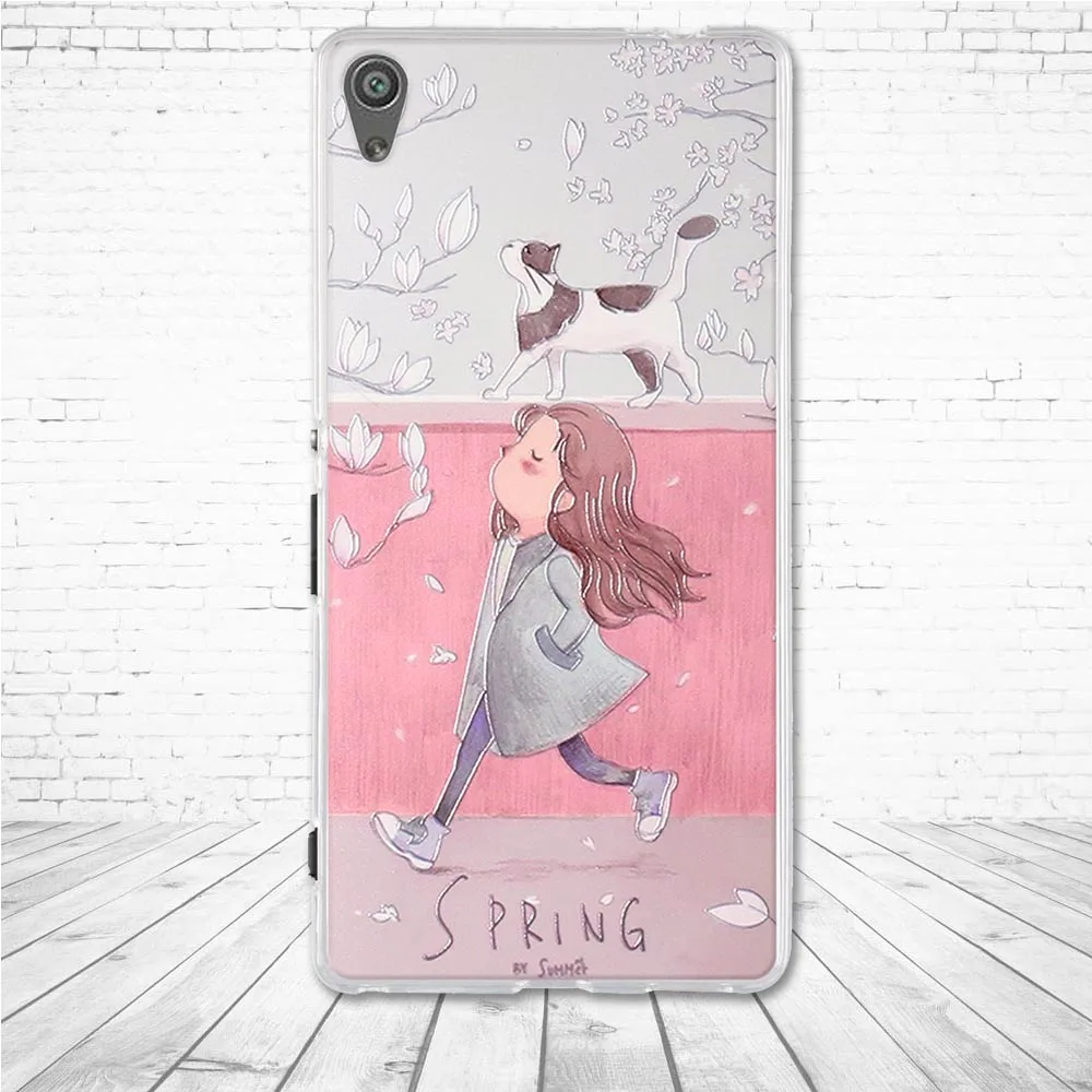 Силиконовый чехол для Sony Xperia XA Ultra F3211 F3212 F3215 задняя крышка телефона из ТПУ C6
