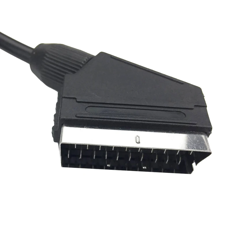 Кабель scart Scart 0 7 м штекер 70 см никелированный для телевизора DVD STB с разъемом Scart|scart