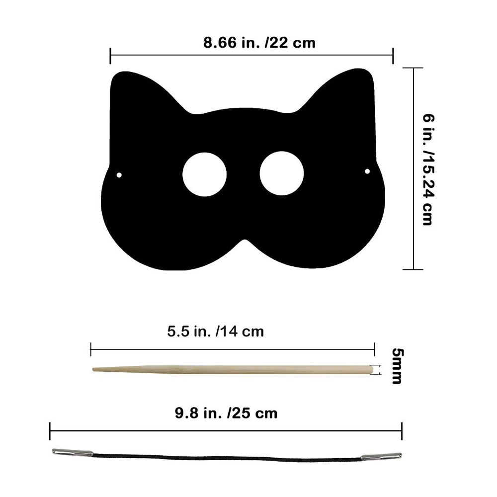 Маски из радужной бумаги с животными джунглей для скретчинга, набор из 27/120 штук.