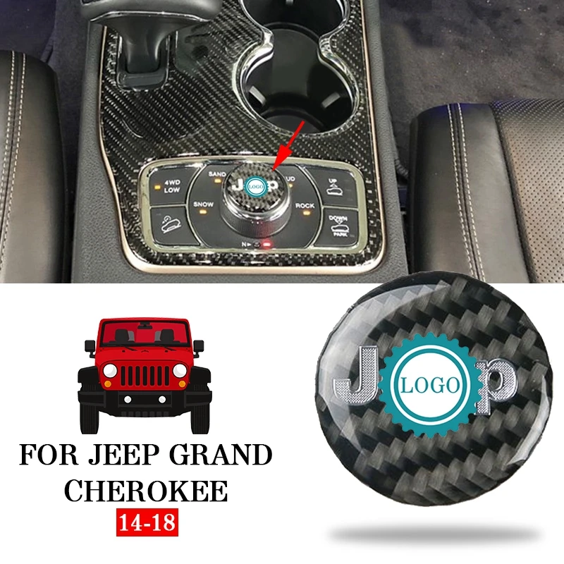 Pcmos углеродное волокно держатель для стакана воды ручка Накладка для Jeep Grand Cherokee- запчасти аксессуары для интерьера Новинка
