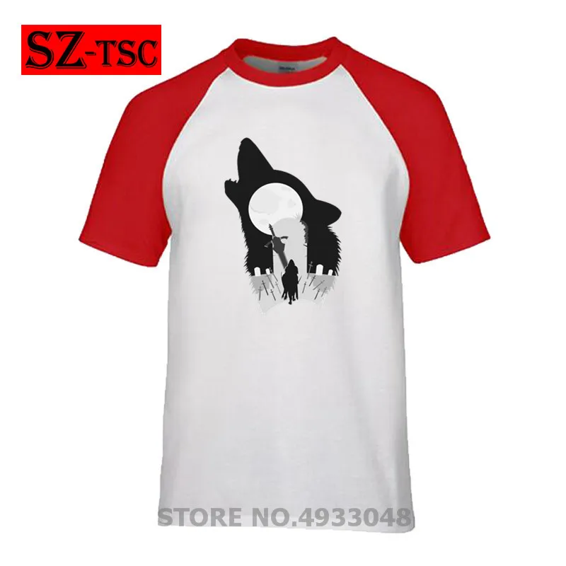 Летняя новинка Мужская футболка с принтом великого волка Звездные души