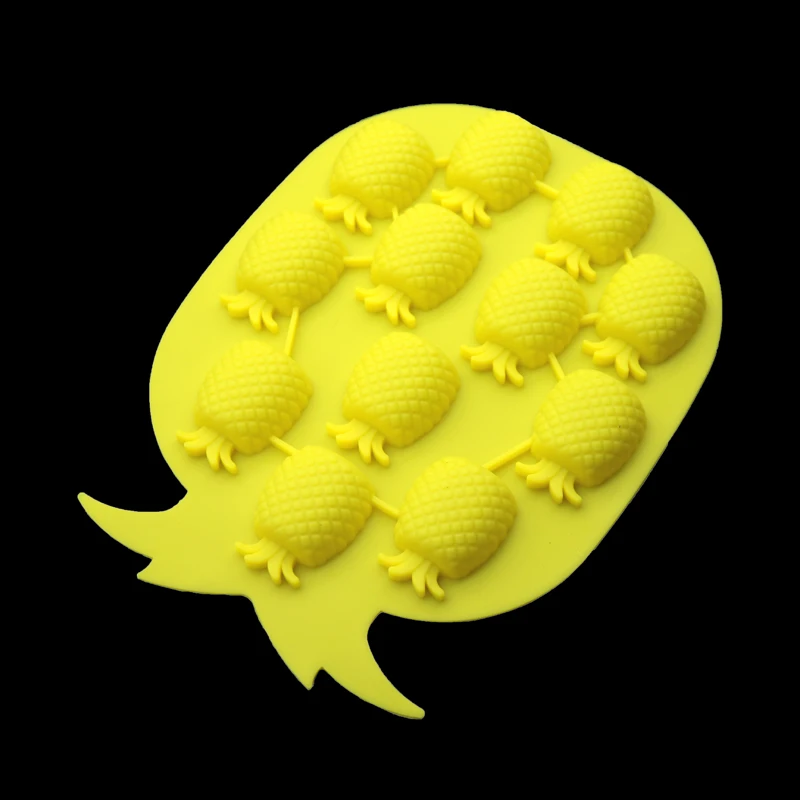 Форма для ананаса силиконовая форма шоколада мороженого торта ледяных напитков