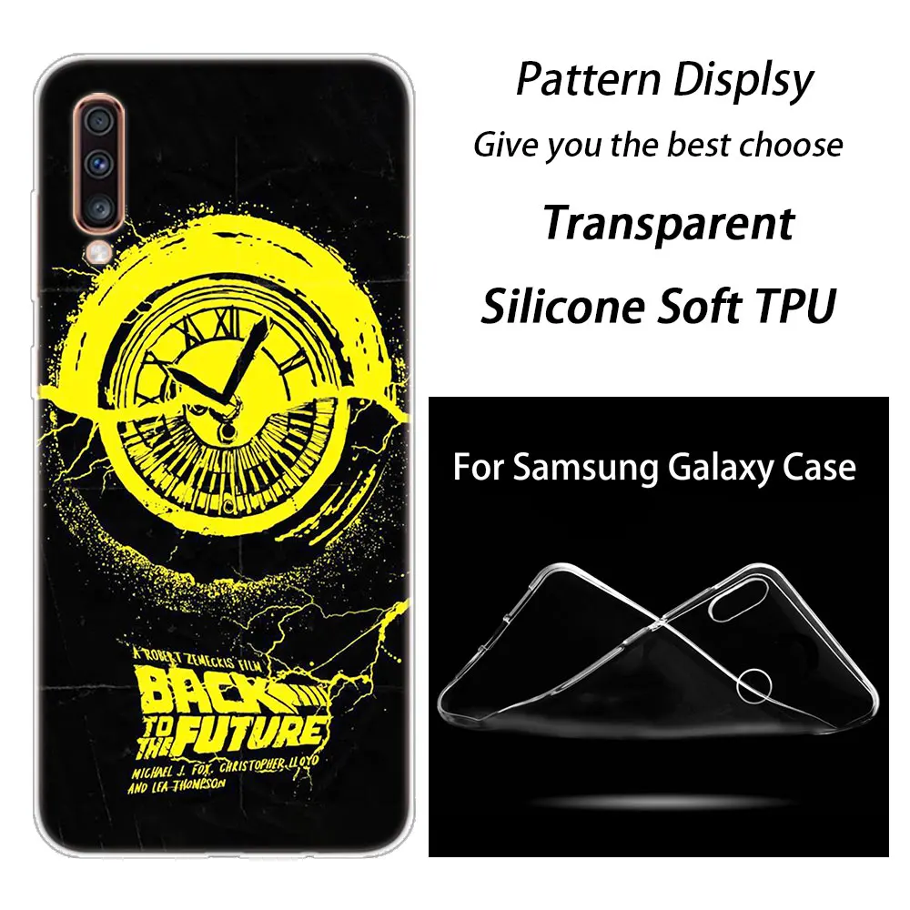 Back to the Future мягкий чехол для samsung Galaxy A90 A80 A70 A60 A50 A40 A30 A10 A20E A2CORE A9 A7 A8 A6 плюс A5 крышка