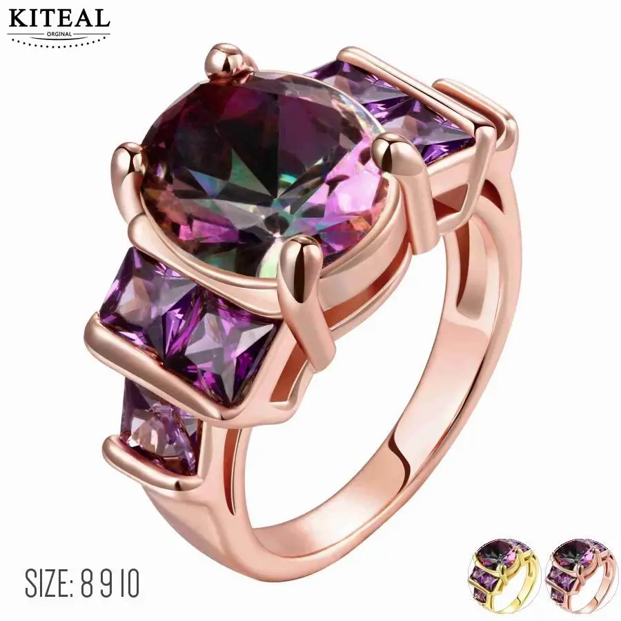 Горячая Распродажа новое красивое модное Австрийское обручальное кольцо с