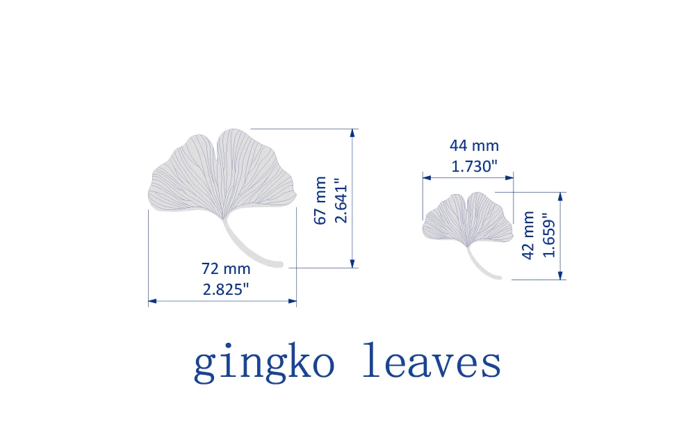 DUOFEN металлические режущие штампы гинкго трафарета в форме листьев DIY скрапбук бумажный альбом Новинка