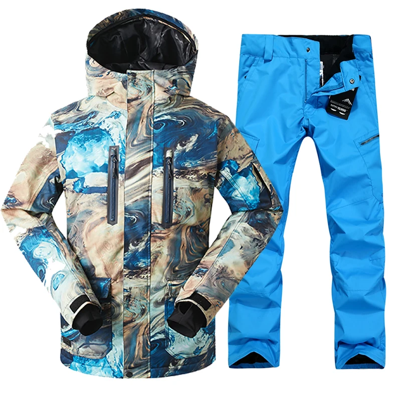GSOU SNOW лыжный костюм мужской костюм