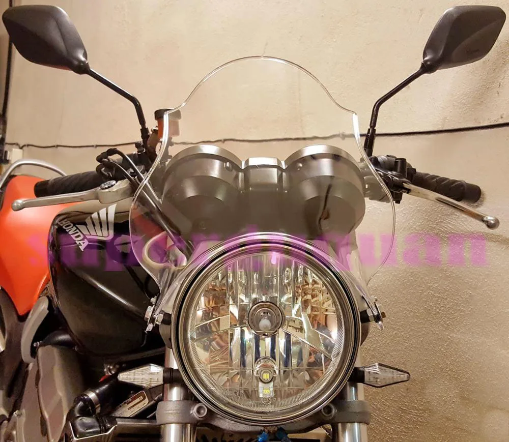 Ветровое стекло/Ветровое стекло + винты черного цвета для мотоцикла Honda CB VTR X11 BROS