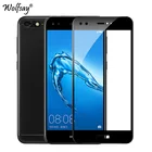 Изогнутое закаленное стекло с полным покрытием для Huawei P9 Lite Mini, Защита экрана для Huawei P9 Lite Mini, стекло для Huawei Y6 Pro 2017