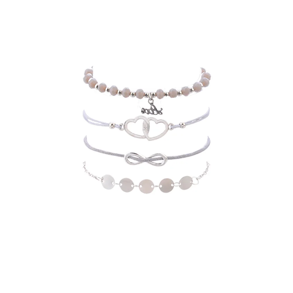 Европа и Америка Любовь 8 слов английские буквы ручной работы вафли браслет набор