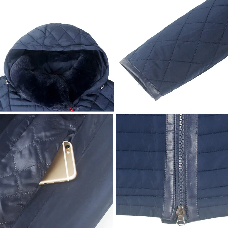 Astrid новинка женское пальто зимние парки с меховым воротником куртки больших