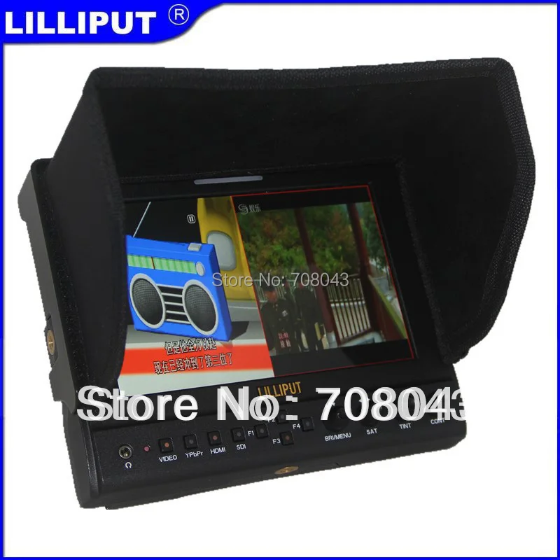 Lilliput 663 7 дюймовый металлический корпус IPS панель с широкими углами обзора Высокое