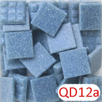 QD12a 200 г/68 шт 20X20 мм 3/4 дюймов белая черная серия кварцевая мозаика россыпью мозаики хобби, DIY поставщик материалов, Кварцевая стеклянная плитка - Цвет: QD12a