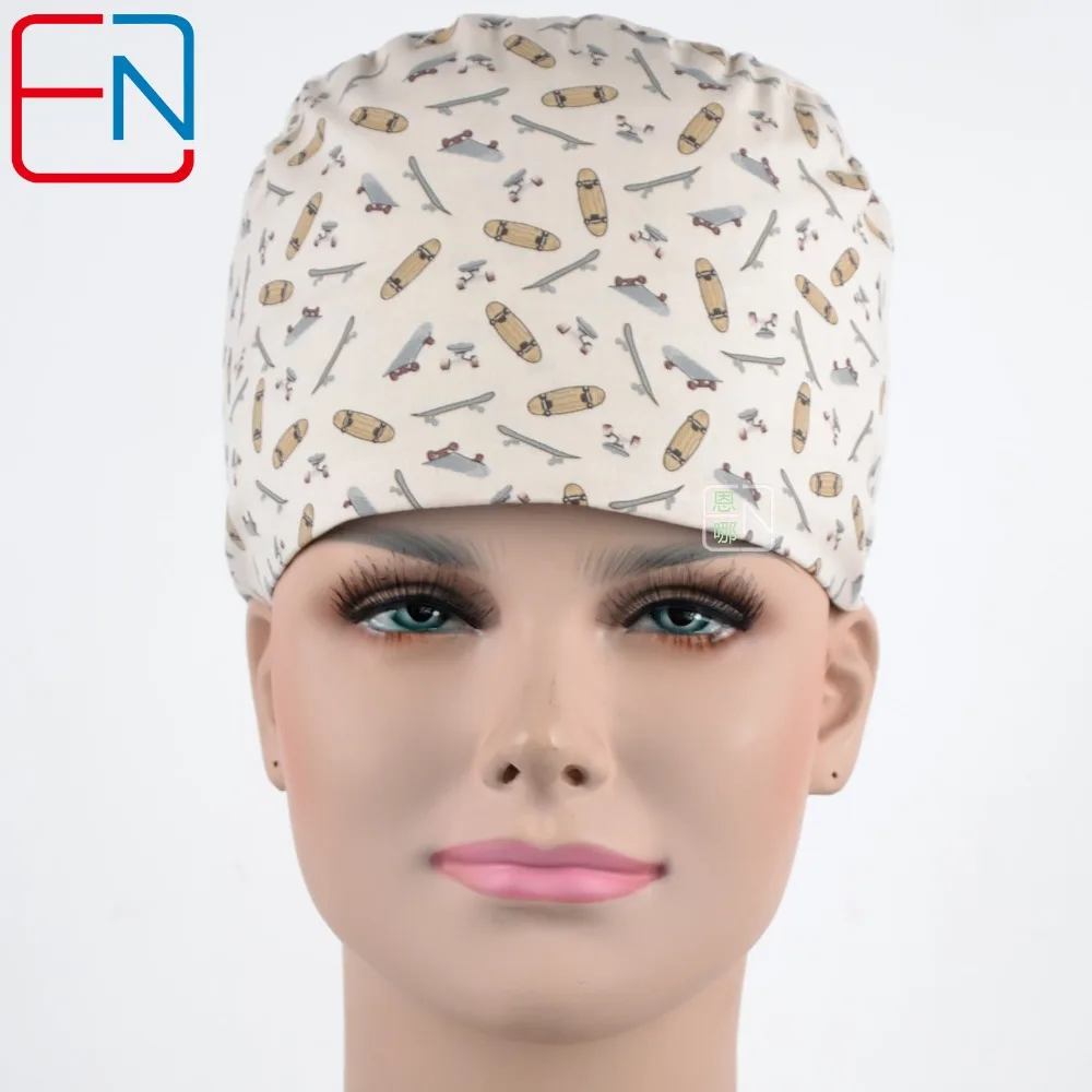 Cop Only Hennar медицинская Кепка s горячая Распродажа три размера для выбора с Sweatband хирургическая Кепка скейтборды печатная хирургическая шапочка для докторов - Цвет: Cop Only