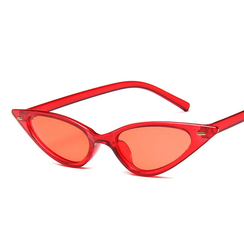 Samjune 2019 солнцезащитные очки в маленькой оправе Cateye Женские винтажные