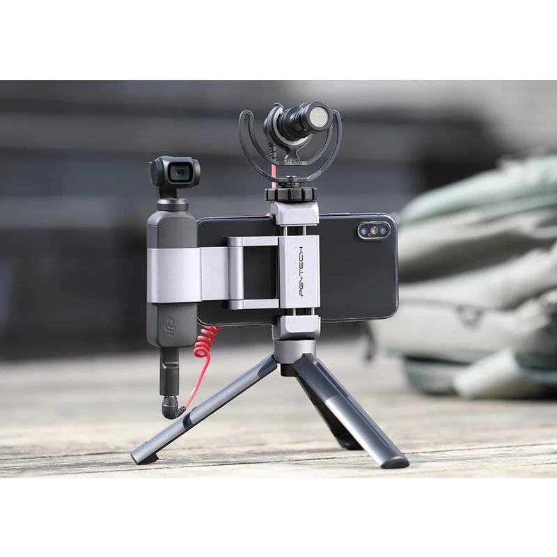 Складной Карманный держатель для телефона PGYTECH DJI Osmo + кронштейн набор Pocket