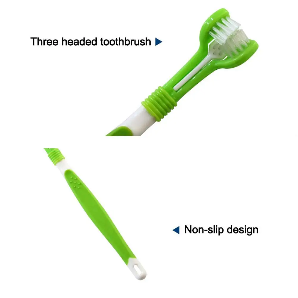 Зубная щетка для животных набор из зубных паст кошка собака гигиена полости рта