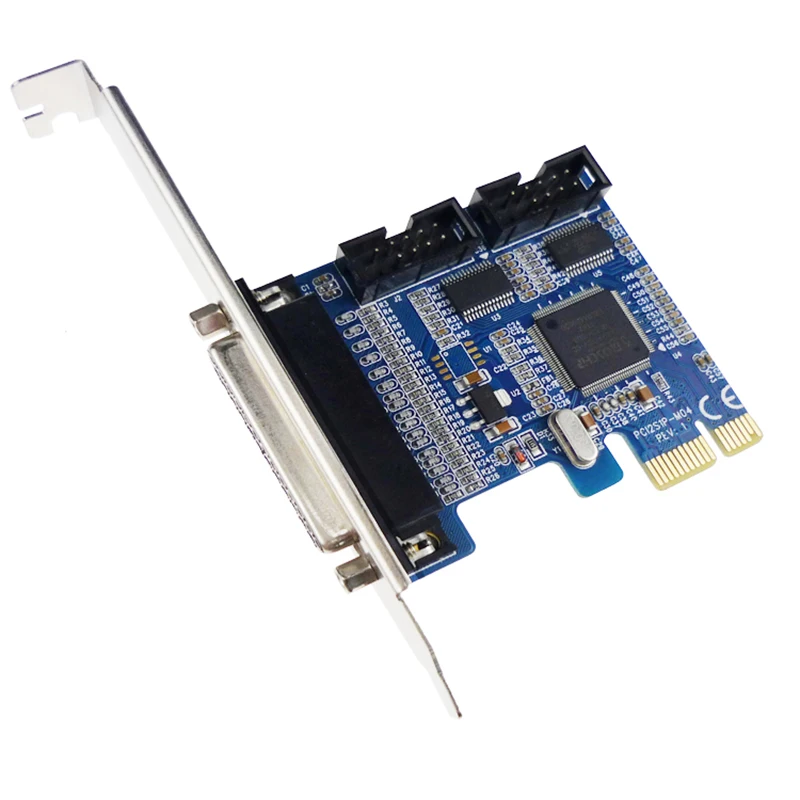 Карта расширения PCIE PCI-E для двух последовательных портов DB9 RS232 2 порта LPT