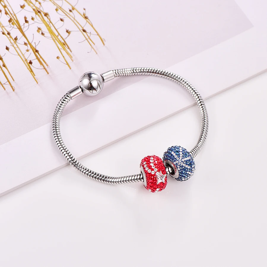 Кристаллами от Swarovski двусторонний ударительный Морская звезда бусины на заказ