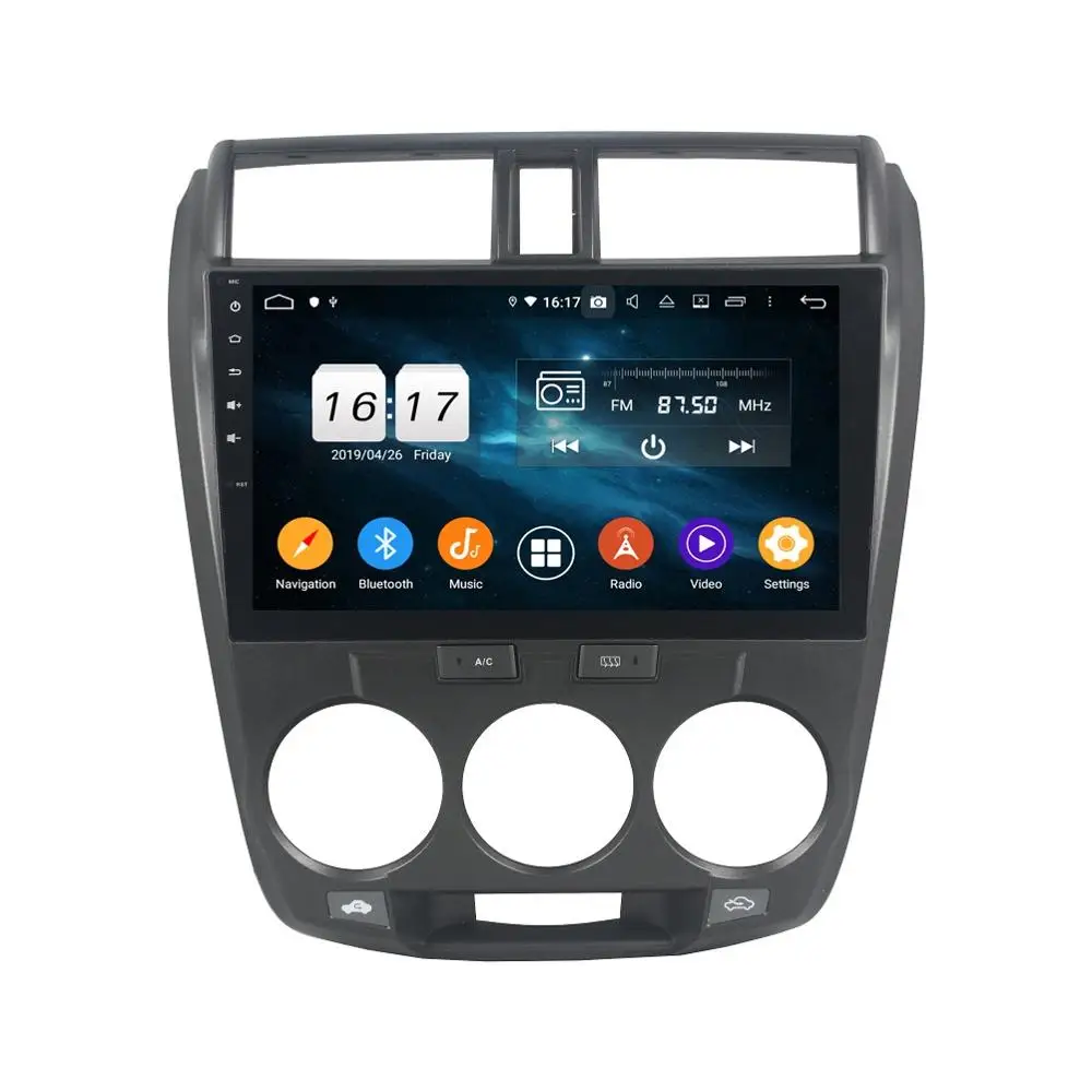 

4gb+64gb PX6 10.1" Android 10 Car DVD GPS for Honda CITY 2006-2013 Stereo Radio Bluetooth 5.0 WIFI Easy Connect