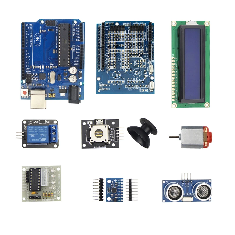 Комплект для начинающих Ultimate UNO R3 1602 ЖК сервомотор светодиодный резистор
