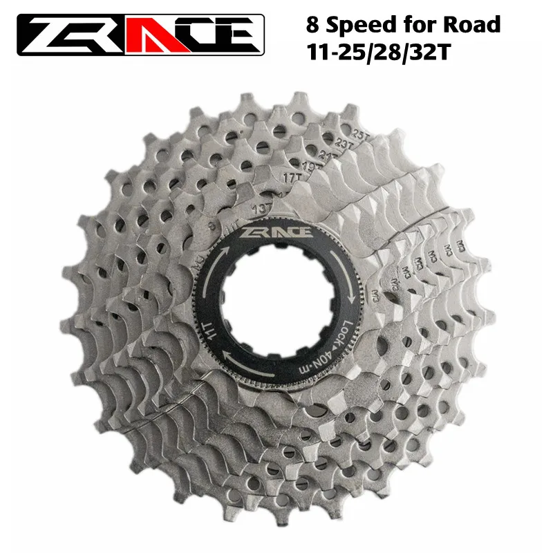Кассета свободного колеса для дорожного велосипеда ZRACE 8 S скоростей 11 25T/11 28T/11 32T