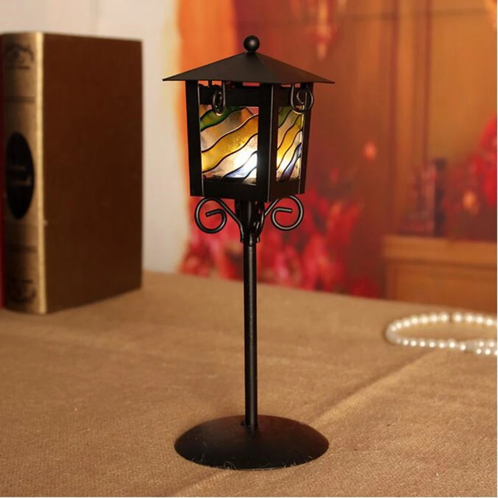 New Gentle Time Vintage Metal Hollow Hanging Lantern Candle Holder Moroccan Candlestick Christmas Garden Hanging Decor Lantern