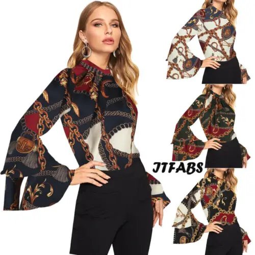 Летняя модная новинка Женская мода формальная с длинным рукавом офисная Дамская