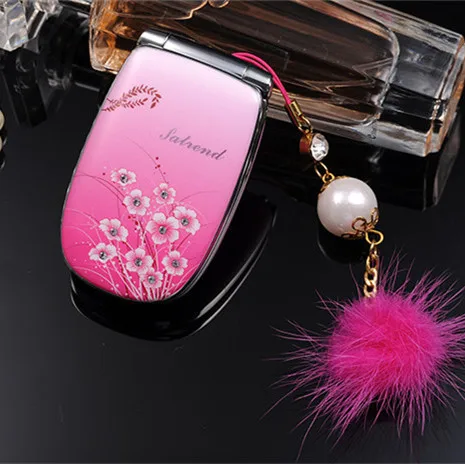 Разблокированный роскошный флип женский мобильный телефон A1 красивый