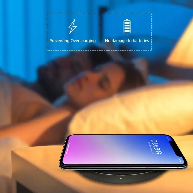 Оригинальное Беспроводное зарядное устройство Xiaomi QI 10 Вт быстрая Беспроводная зарядная док-станция для iPhone X XR XS Max 8 samsung S9 S8 Note 9