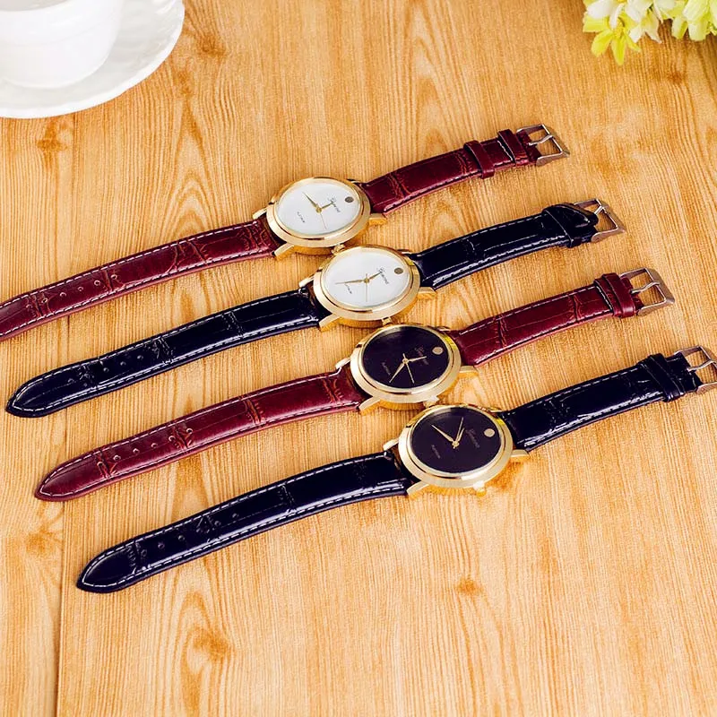 Zegarek Damski модные золотые классические для женщин кварцевые наручные платье часы