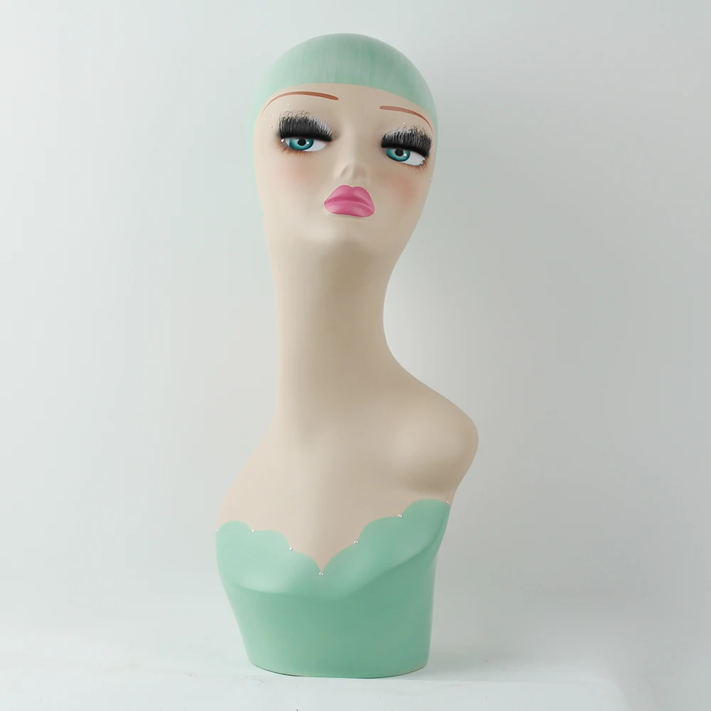 Винтажная стильная голова манекен для украшений и шляп | Дом сад