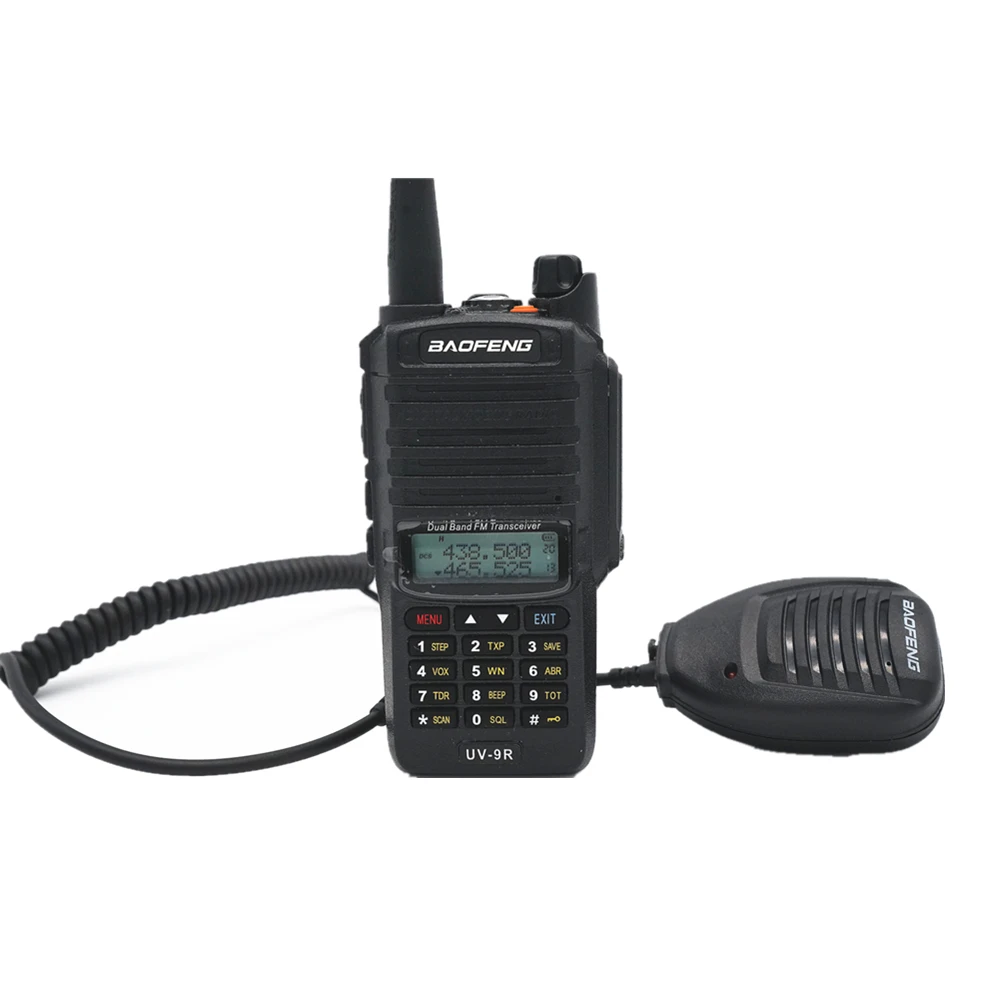 Baofeng UV-9R динамик микрофон Водонепроницаемый двухстороннее радио аксессуары для UV-9R плюс GT-3WP UV-5S Retevis RT6 рация