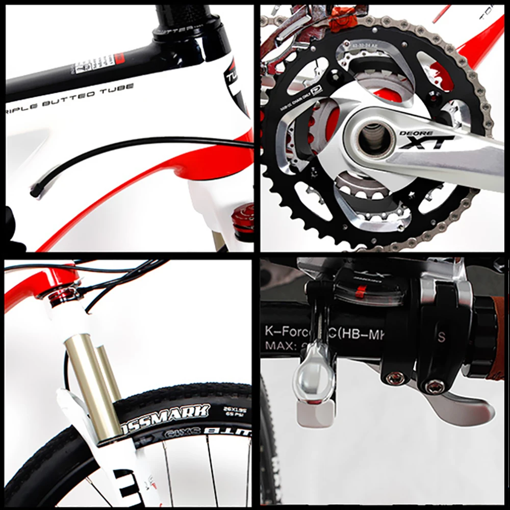 

ANNOYBIKE 33/22 Speed Carbon Fiber BMX Bicycle TW9800 MTB Mountain Bike 26" Ultralight Road Bike XT Professional Parts