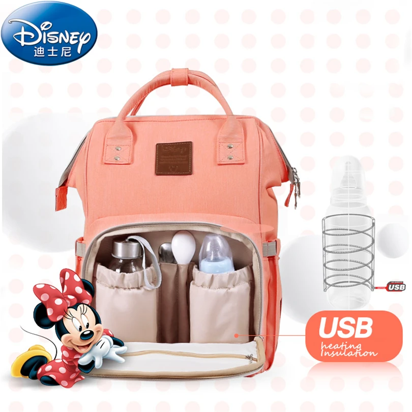 Disney Thermal Insulation Bag High-capacity Baby Feeding Bottle Bags Backpack Baby Care Diaper Bags Oxford Insulation Bags ZT005