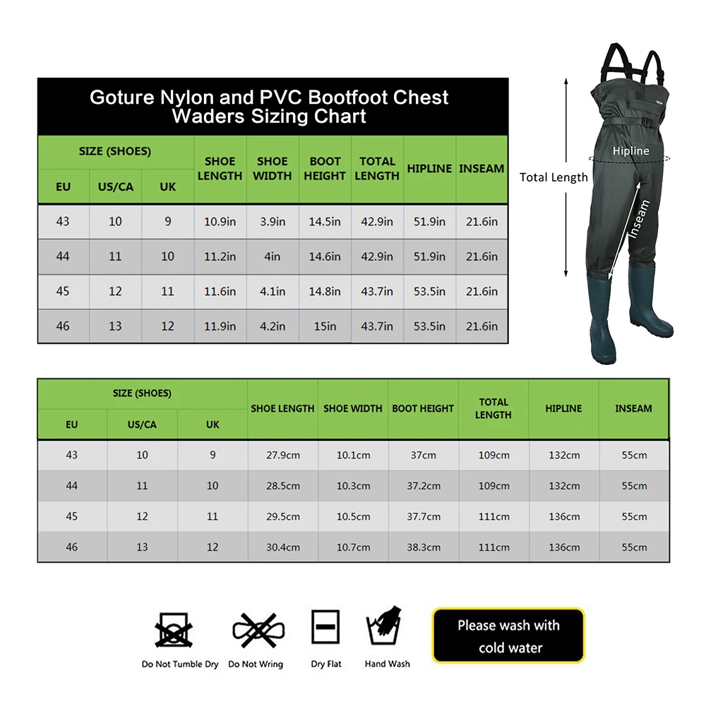 Goture Новое поступление водонепроницаемые рыболовные сапоги рыбалка нахлыстом