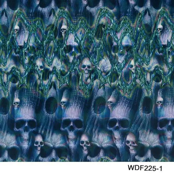 

WDF225-1 Decorative Material 10 square Width 1m liquid imaging skull water transfer printing film printer