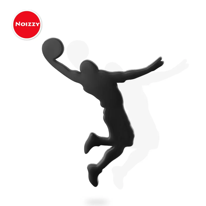 Noizzy Burst Dunk воздушная баскетбольная Автомобильная Наклейка 3D Металлическая