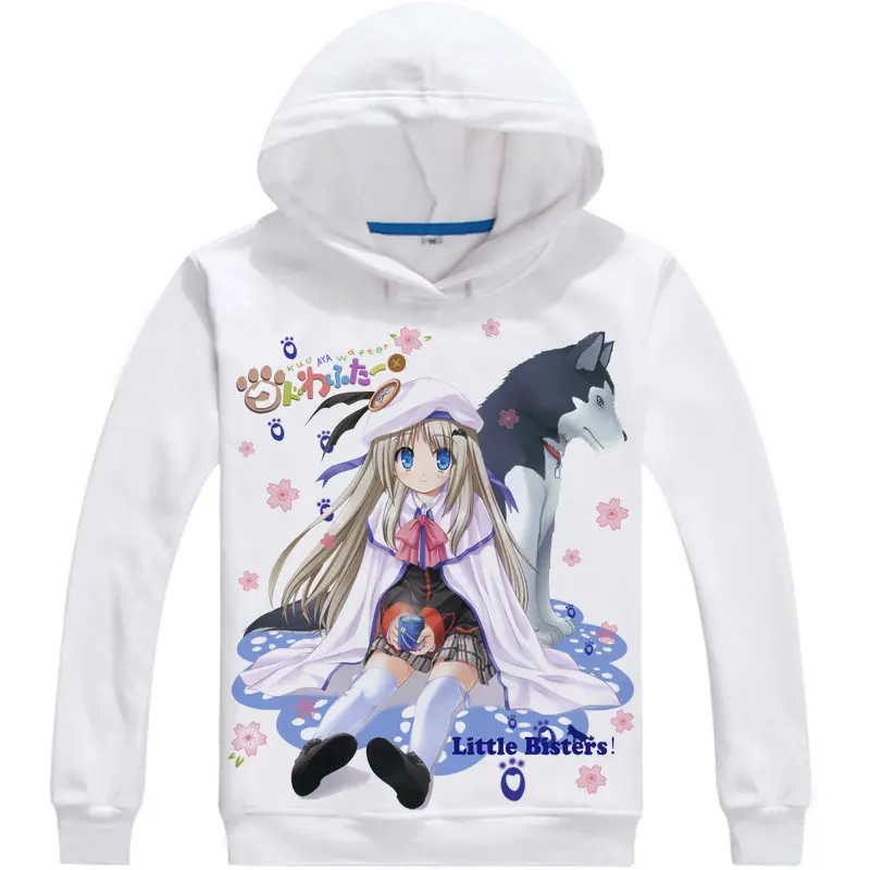 Белая толстовка с капюшоном для косплея аниме натмэ Рин милые толстовки японские